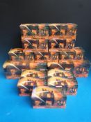 Fourteen Matchbox models of Yesteryear Fire Engine Series diecast model fire engines,