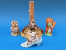 Four Beswick Beatrix Potter figures, 