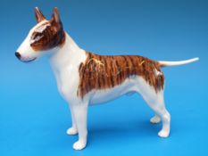 A Beswick Bull Terrier 'Romany Rhinestone'