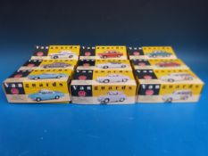 Nine Vanguards diecast model cars (all in original boxes)