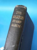 A Merton album of colonial and foreign stamps