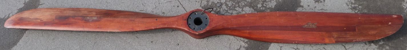 A WW1 era Avro 504 or 504A laminated wooden aircraft propeller,
