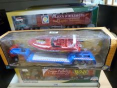 Seventeen Cararama diecast model lorries and construction vehicle sets all in original boxes