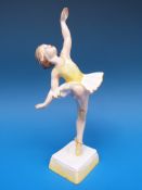 A Royal Worcester ballerina figure 