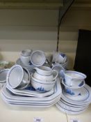 A collection of Wedgwood Clipper dinner and tea ware.