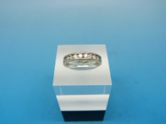 A 14ct diamond Chanel ring