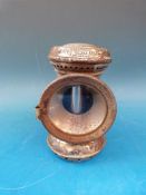 An early 20th century (c1905) Miller 'Candlo' cycle lamp