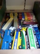 Over 30 mainly Corgi diecast model lorries