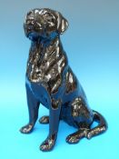 A large Beswick fireside black labrador (no 2314)