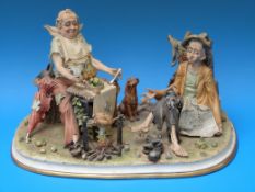 A limited edition Capodimonte figure 