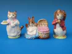 Three Beswick Beatrix Potter figures 