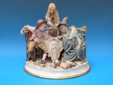 A limited edition Capodimonte figure group 