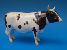 A Beswick Ayrshire bull White Hill Mandate