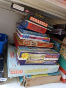 A large collection of various toys and games to include model kits, jigsaws, Lego, Bayko,