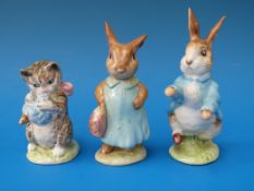 Three Beswick Beatrix Potter figures 