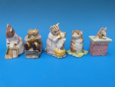 Five Beswick Beatrix Potter figures 