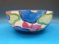 A Clarice Cliff Fantastique bowl in the 