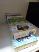 Nine Corgi diecast model buses and coaches including some sets all in original boxes