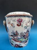 A rare Masons pail with drainer,