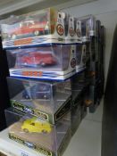 Twenty- five Corgi and Dinky diecast model vehicles all in original boxes
