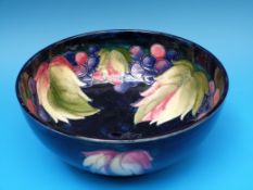 A 1930s Moorcroft pedestal bowl in the 