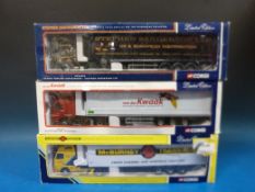 Three Corgi limited edition 1:50 scale diecast model lorries McBurney Transport cc12409,