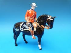 A Beswick Canadian Mountie 1375