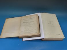 Bound volume 'The Chester Division of the Great Western Railway' 1924-5 giving details of lines and