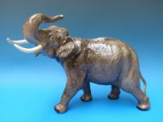 A large Beswick elephant,