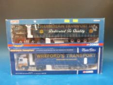 Two Corgi limited edition diecast model vehicle sets, Dibnah's Choice Fowler B6 road loco,