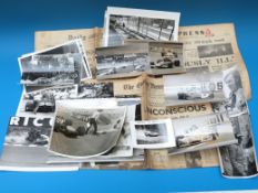 A collection of c1990s/2000s motor racing photographs including Grand Prix,