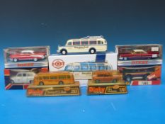 Seven Dinky toy diecast model vehicles,