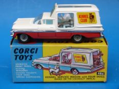 Corgi Kennel Service Wagon with four dogs 486