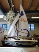 A boxed B Square Racing yacht 08 with remote control