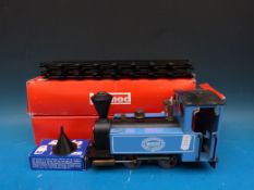 A Mamod steam locomotive,