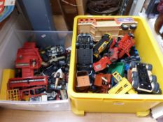 A collection of various diecast model vehicles