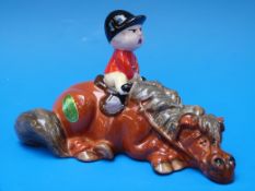 A Beswick Norman Thelwell 'Kick Start'