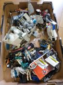 A collection of mainly LFL Star Wars figurines and vehicles etc