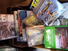 A quantity of motoring books to include Ford, general motor racing, MG,