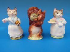Three Beswick Beatrix Potter figures 