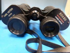 A set of Carl Veitch 30 x 60 binoculars