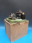 A Doll steam generating plant with fixed cylinder, governor,