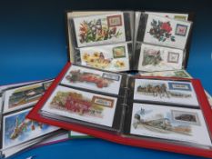 Four albums of themic first day covers