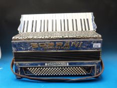A 1930s Soprani-Settimio 'cardinal' 120 bass piano accordion,