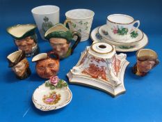 A collection of ceramics to include Royal Crown Derby, Belleek,