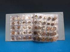 An amateur collection of UK coins, Victoria onwards in an album,