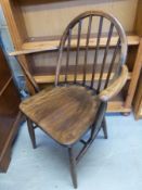A set of four Ercol carver chairs