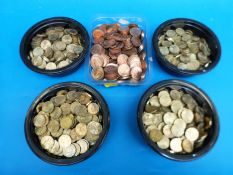 A quantity of pre-decimal largely 1967 threepenny pieces together with near uncirculated