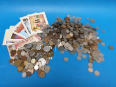 A quantity of UK and overseas coinage, Victoria onwards,