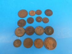 A 1799 George III halfpenny with some lustre, no gun ports,